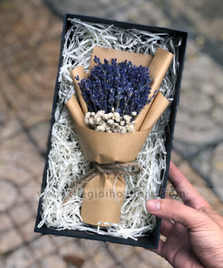 Bó hoa lavender khô mini L0078