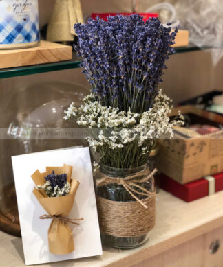 Bình hoa Lavender khô L0003