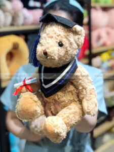 Gấu Teddy Tốt Nghiệp Congratulations lông xoắn