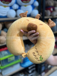 Gối kê cổ cao su non hình Capybara