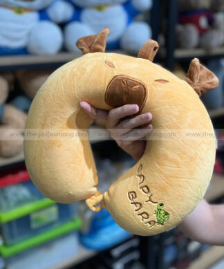Gối kê cổ cao su non hình Capybara