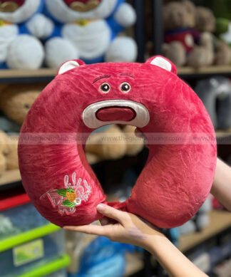 Gối kê cổ cao su non hình gấu Lotso