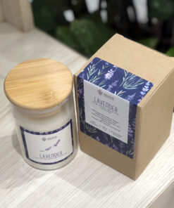 Nến thơm Agaya Lavender 200g 1 bấc