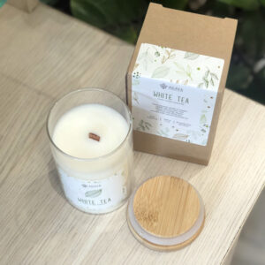 Nến thơm Agaya White tea 200g 1 bấc