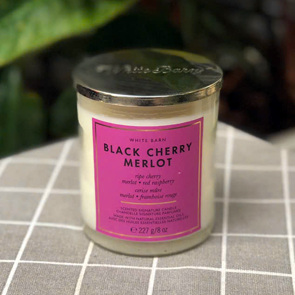 Nến thơm Bath And Body Works Black Cherry Merlot 1 bấc