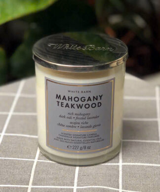Nến thơm Bath And Body Works Mahogany Teakwood 1 bấc