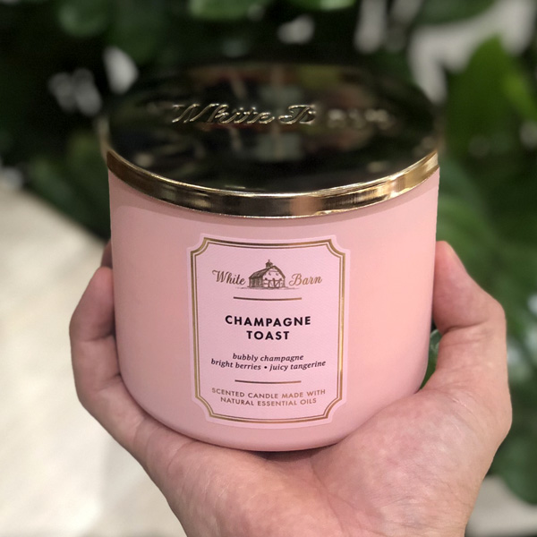 Nến thơm Champagne Toast 3 bấc