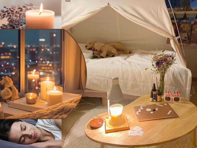 Nến thơm cho giấc ngủ ngon – Bí quyết thư giãn trước khi đi ngủ