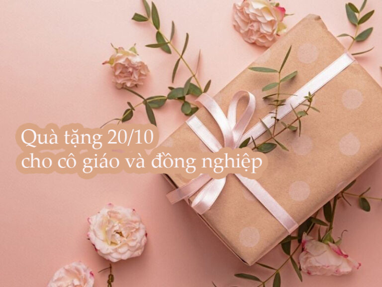 Quà tặng 20/10 cho cô giáo và đồng nghiệp – Lịch sự, tinh tế