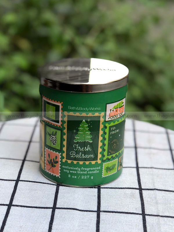 Nến thơm Bath And Body Works Fresh Balsam 1 bấc