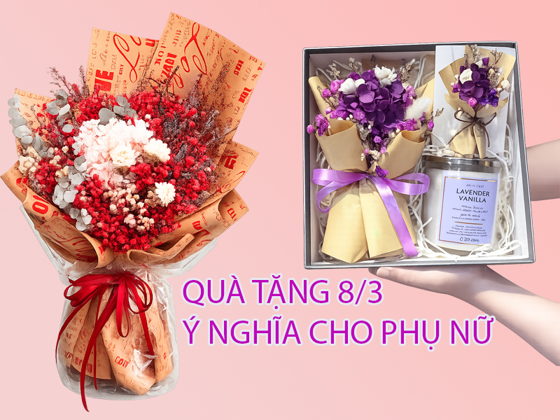 QUÀ TẶNG 8/3 Ý NGHĨA CHO PHỤ NỮ – GỢI Ý CHUẨN TỪNG ĐỐI TƯỢNG