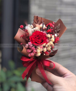 Bó hoa khô Nụ Hồng Nhỏ