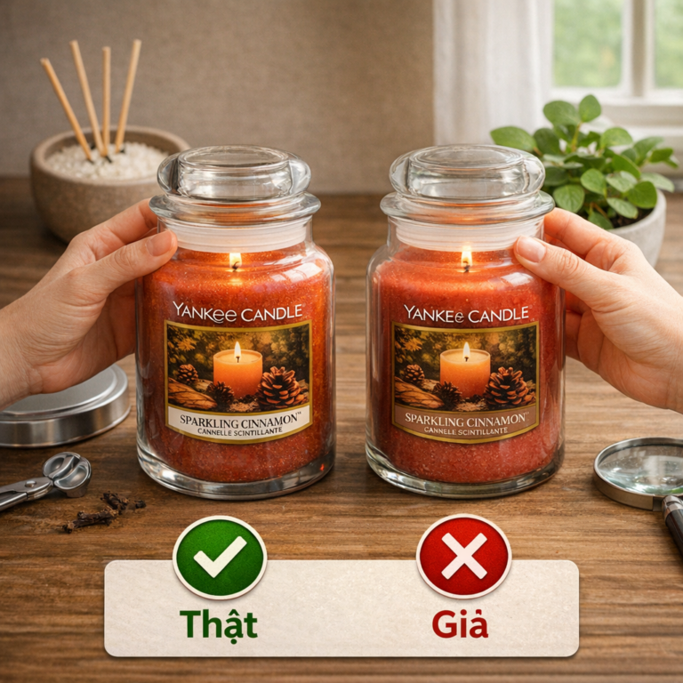 Cách Phân Biệt Nến Yankee Candle Thật – Giả & Địa Chỉ Mua Uy Tín