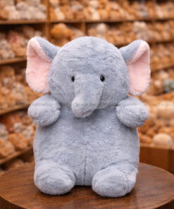 Gấu Bông Voi Xanh Lông Thỏ 45cm