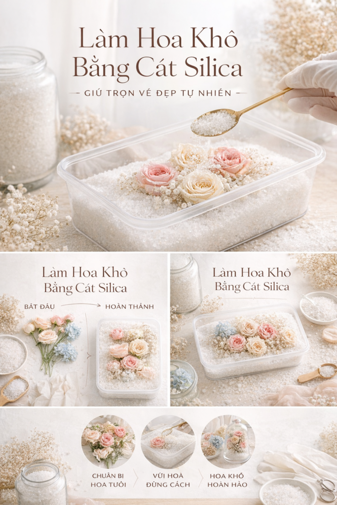 Phương pháp dùng Cát Silica