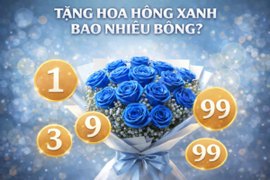 Tặng Hoa Hồng Xanh Bao Nhiêu Bông? Khám Phá Mật Mã Tình Yêu Qua Số Lượng