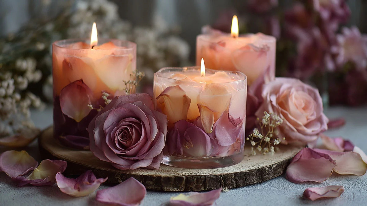 Top 5 Nến Thơm Hương Hoa Hồng (Rose) Từ Nồng Nàn Đến Thanh Khiết