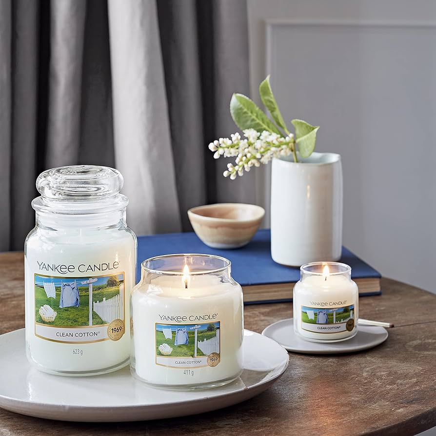 Yankee Candle "Clean Cotton" – Huyền thoại của sự tinh tươm