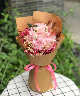 Bó hoa khô - Mộng hồng