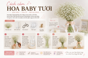 Cách Cắm Hoa Baby Tươi Đẹp, Lâu Tàn Cực Đơn Giản