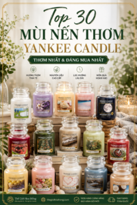 Top 30 Mùi Nến Thơm Yankee Candle Thơm Nhất & Đáng Mua Nhất