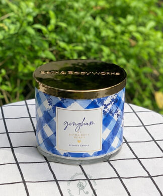 Nến Thơm Bath & Body Works Gingham 3 bấc