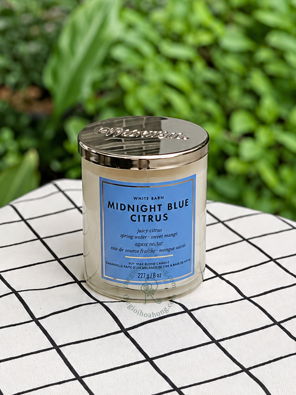 Nến Thơm Bath & Body Works Midnight Blue Citrus 1 Bấc